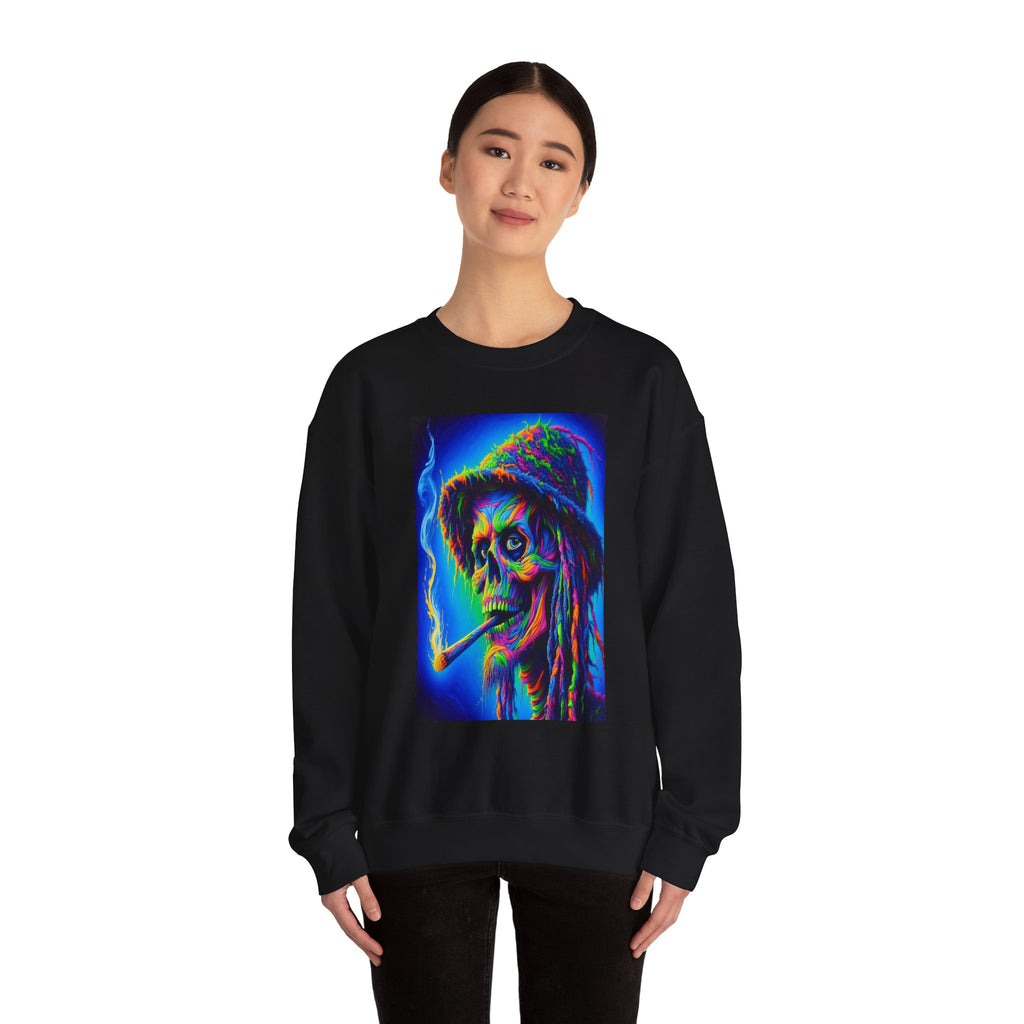 Psychedelic Character Sweatshirt - Vintage Vibe Crewneck, Unisex Sweatshirt, Art Sweater, Gift for Him/Her, Festival Wear