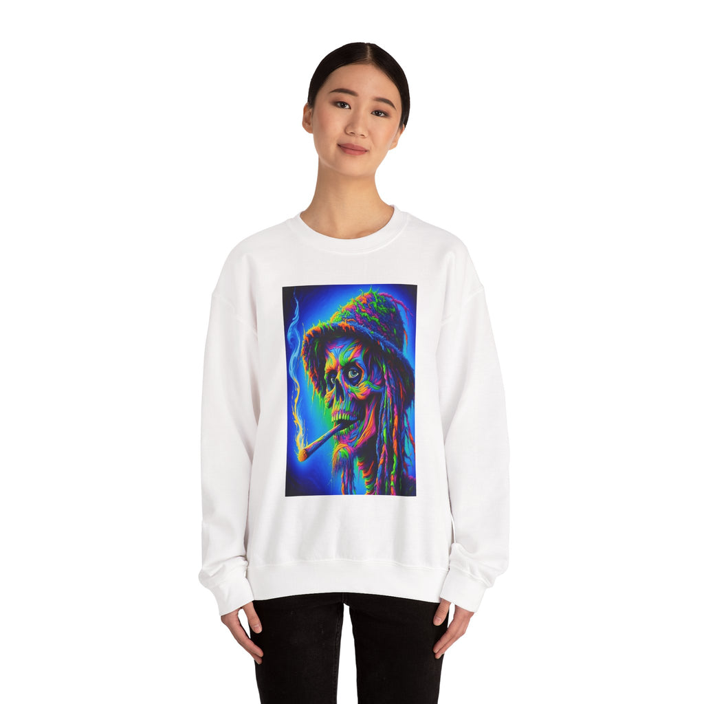 Psychedelic Character Sweatshirt - Vintage Vibe Crewneck, Unisex Sweatshirt, Art Sweater, Gift for Him/Her, Festival Wear