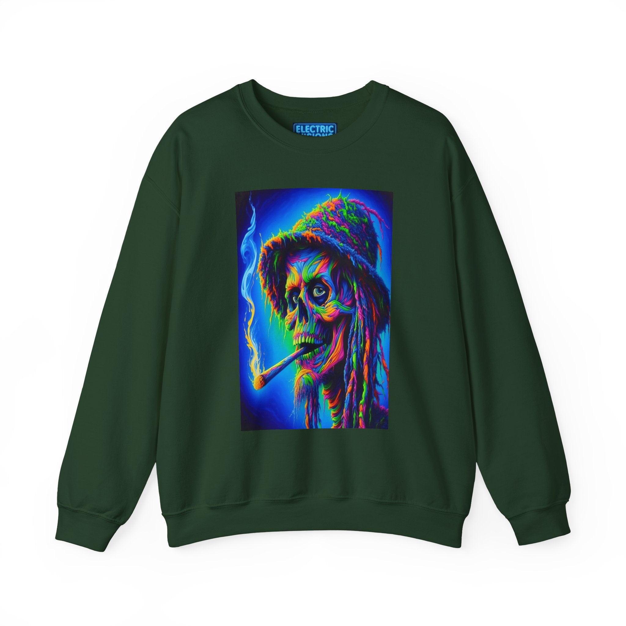 Psychedelic Character Sweatshirt - Vintage Vibe Crewneck, Unisex Sweatshirt, Art Sweater, Gift for Him/Her, Festival Wear