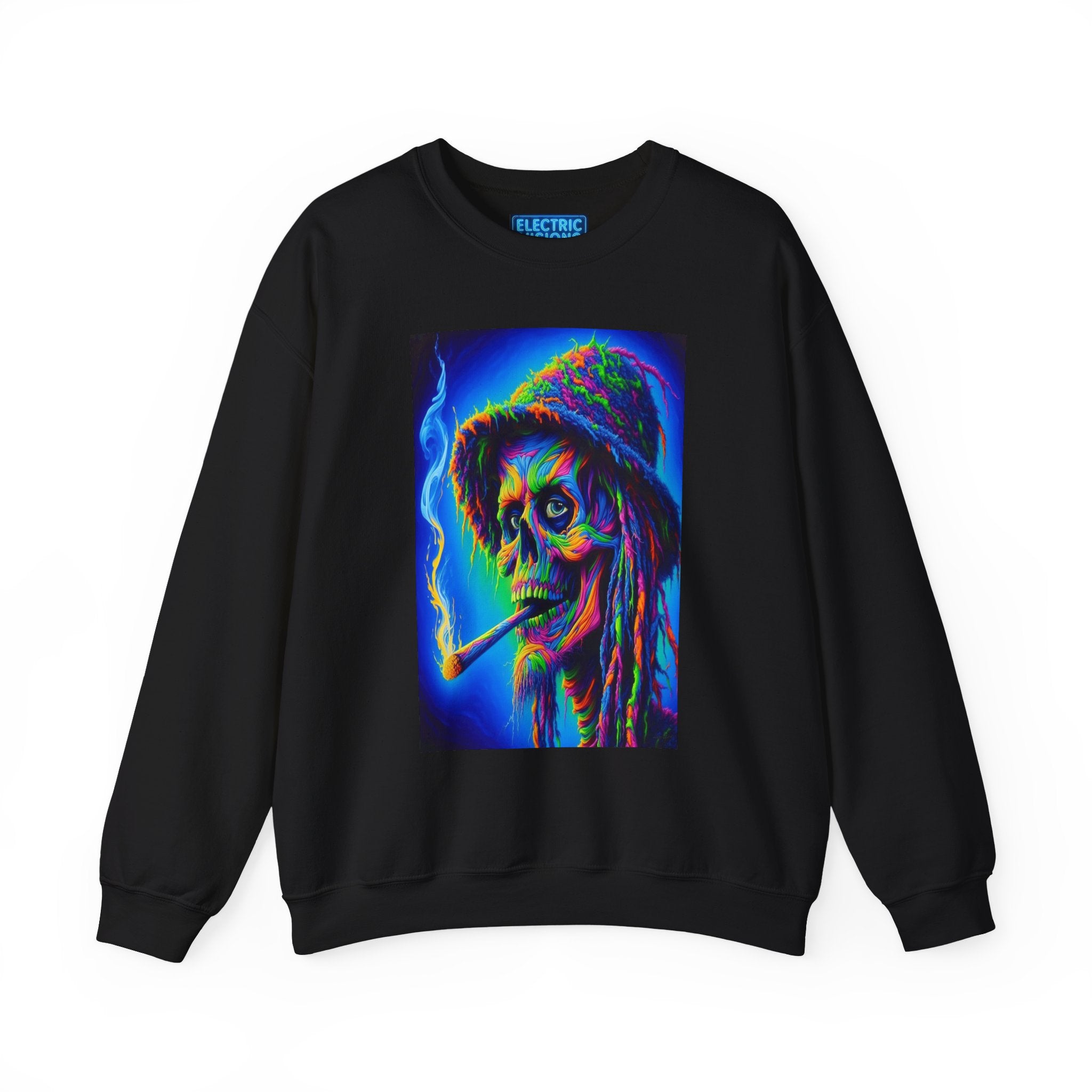 Psychedelic Character Sweatshirt - Vintage Vibe Crewneck, Unisex Sweatshirt, Art Sweater, Gift for Him/Her, Festival Wear