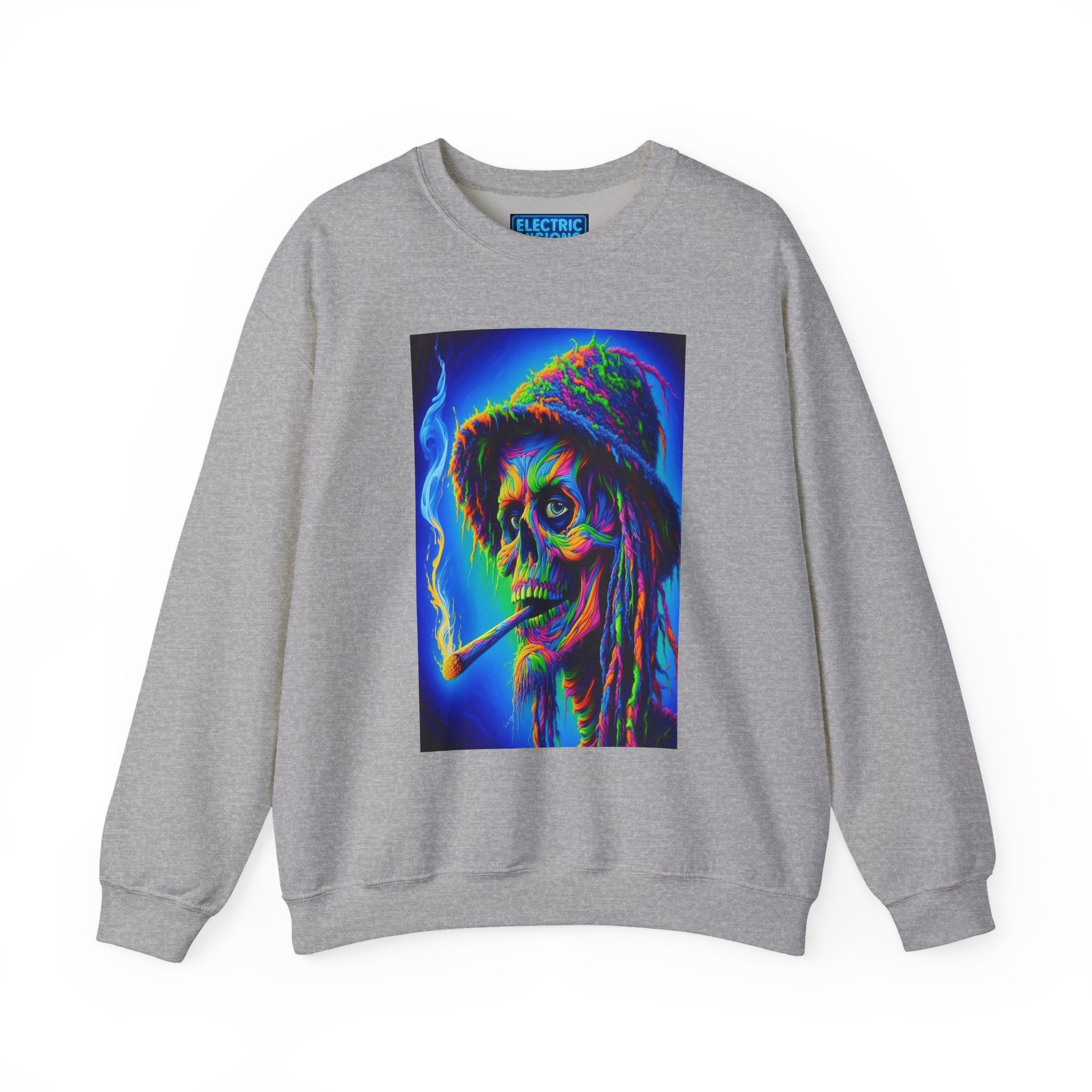 Psychedelic Character Sweatshirt - Vintage Vibe Crewneck, Unisex Sweatshirt, Art Sweater, Gift for Him/Her, Festival Wear