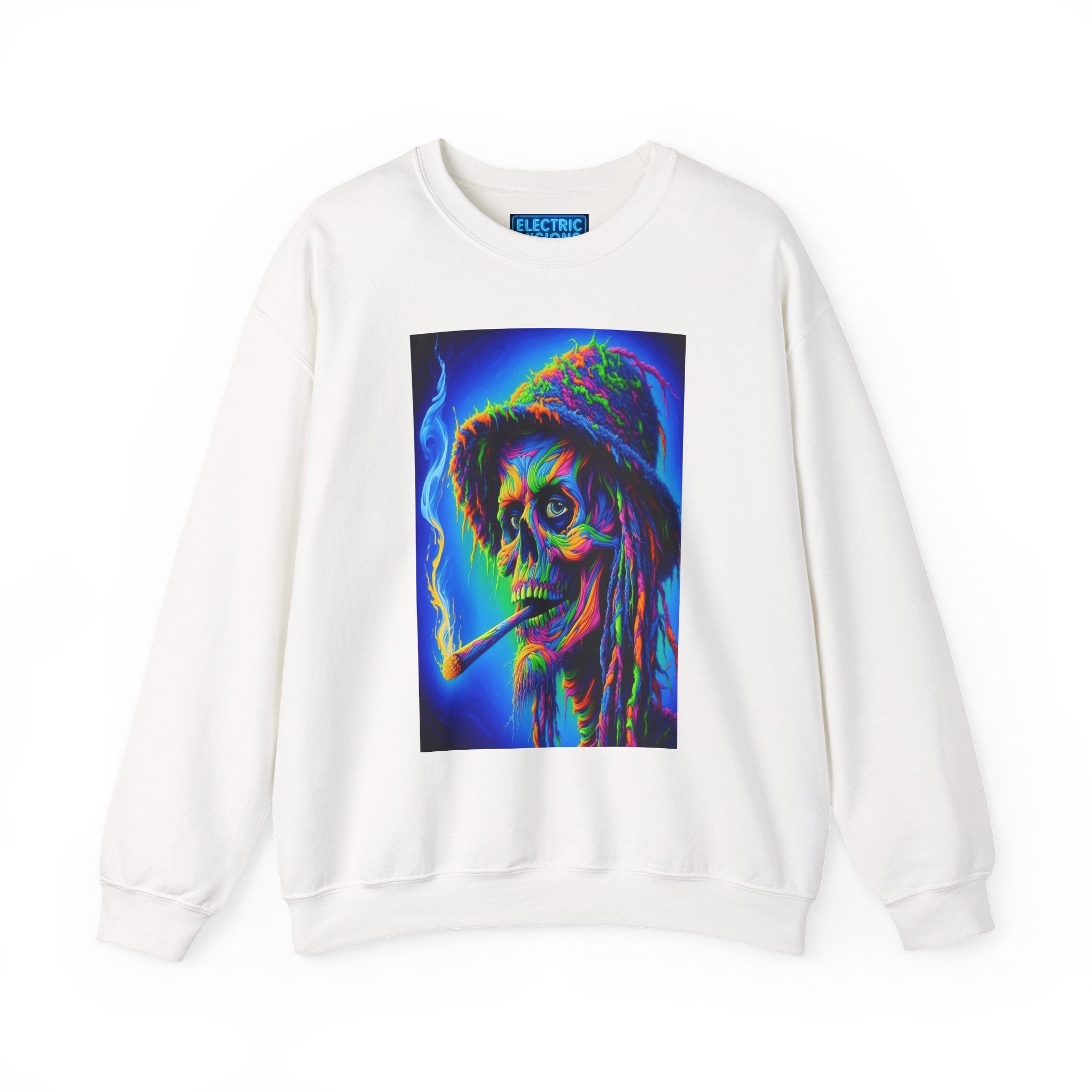 Psychedelic Character Sweatshirt - Vintage Vibe Crewneck, Unisex Sweatshirt, Art Sweater, Gift for Him/Her, Festival Wear