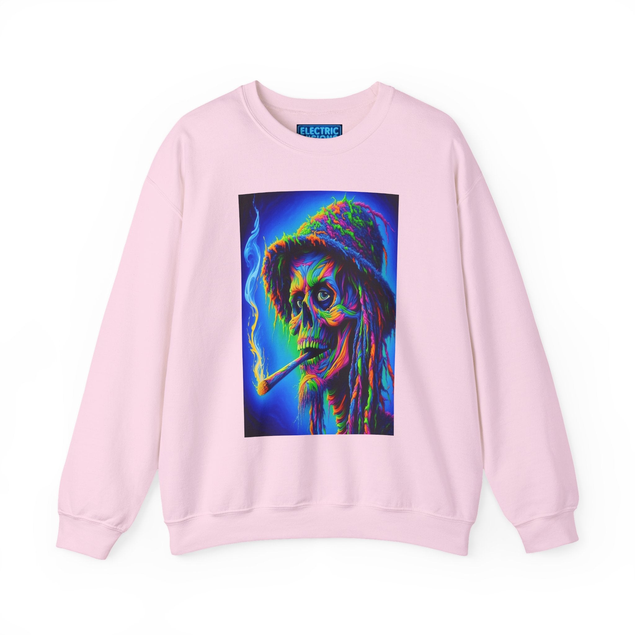 Psychedelic Character Sweatshirt - Vintage Vibe Crewneck, Unisex Sweatshirt, Art Sweater, Gift for Him/Her, Festival Wear