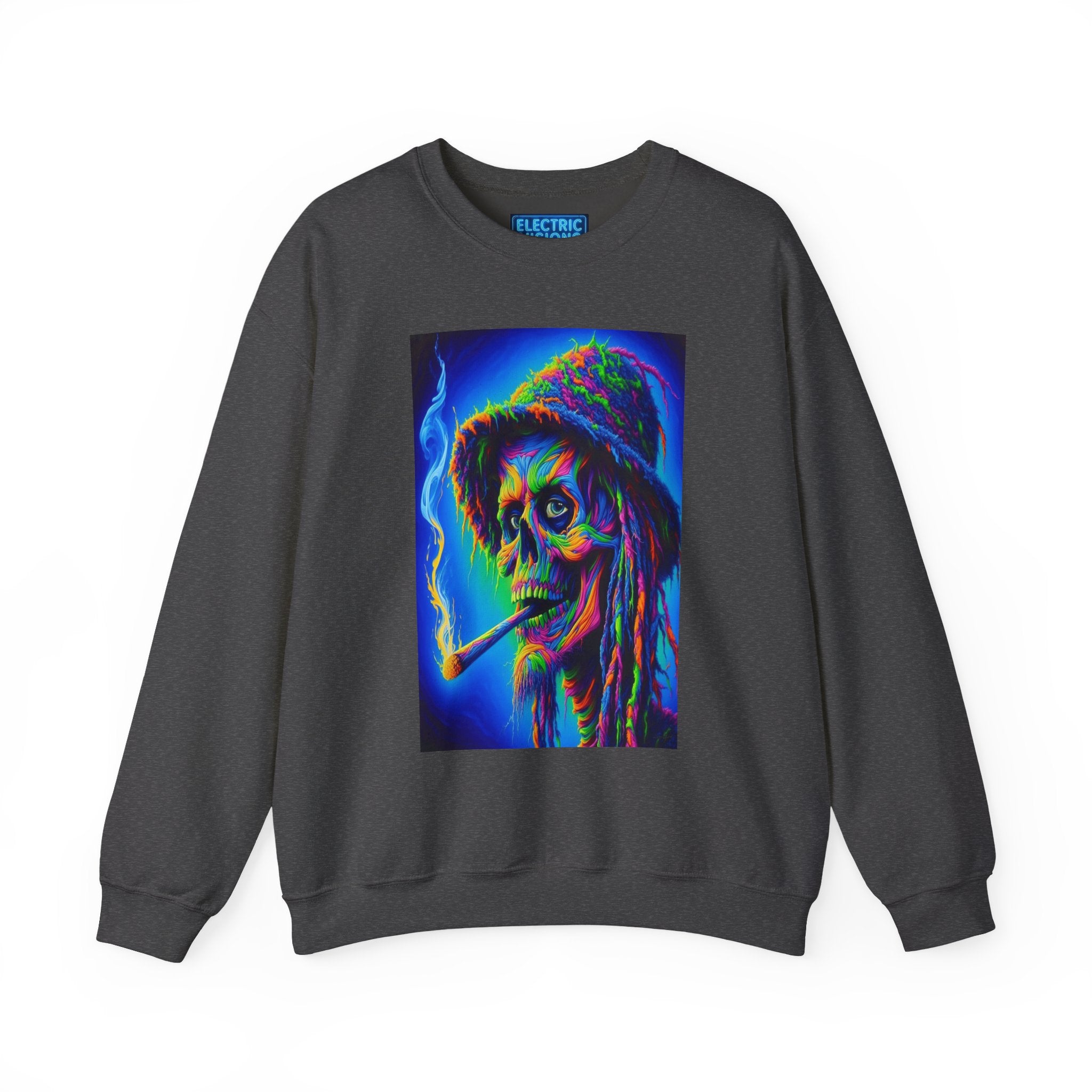 Psychedelic Character Sweatshirt - Vintage Vibe Crewneck, Unisex Sweatshirt, Art Sweater, Gift for Him/Her, Festival Wear