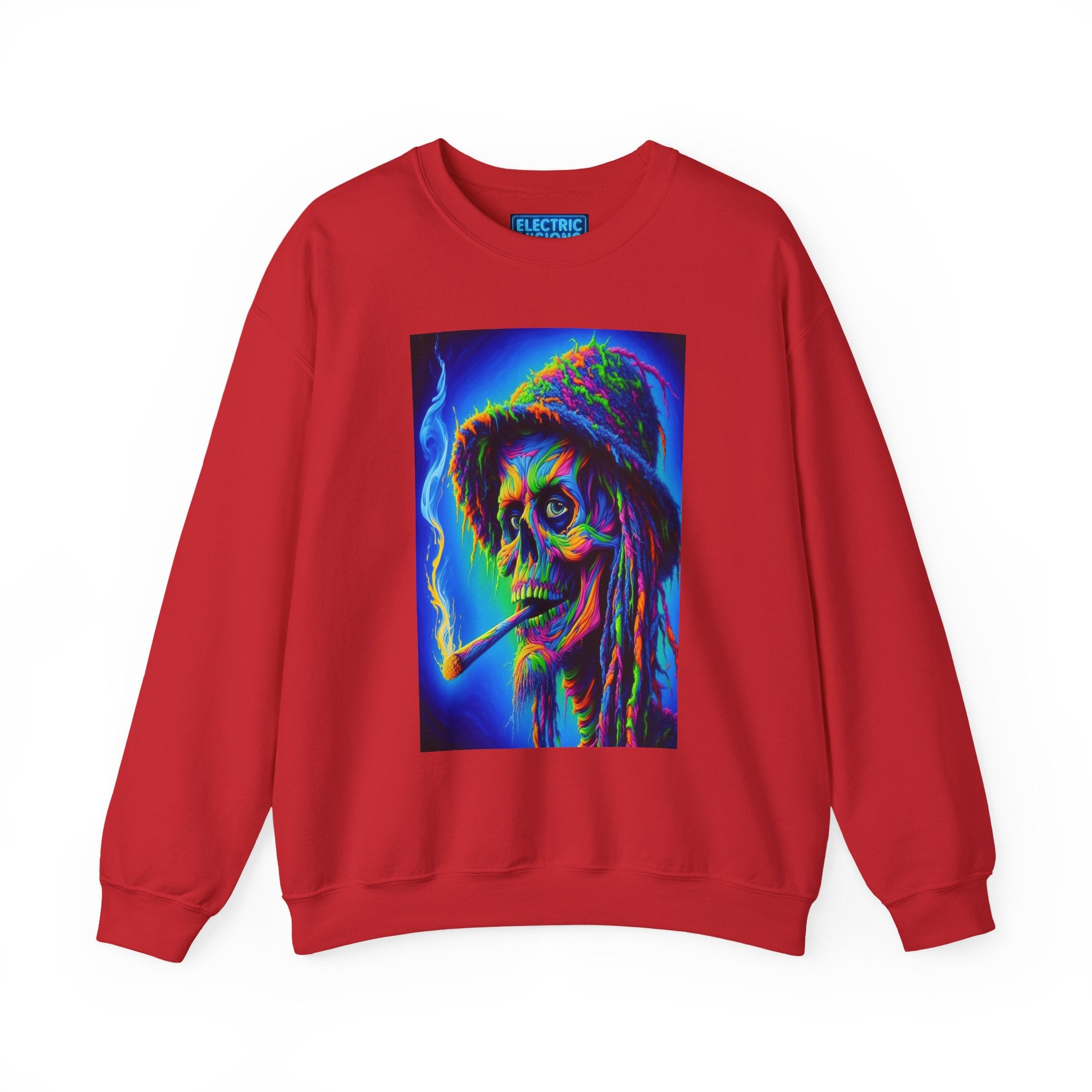 Psychedelic Character Sweatshirt - Vintage Vibe Crewneck, Unisex Sweatshirt, Art Sweater, Gift for Him/Her, Festival Wear