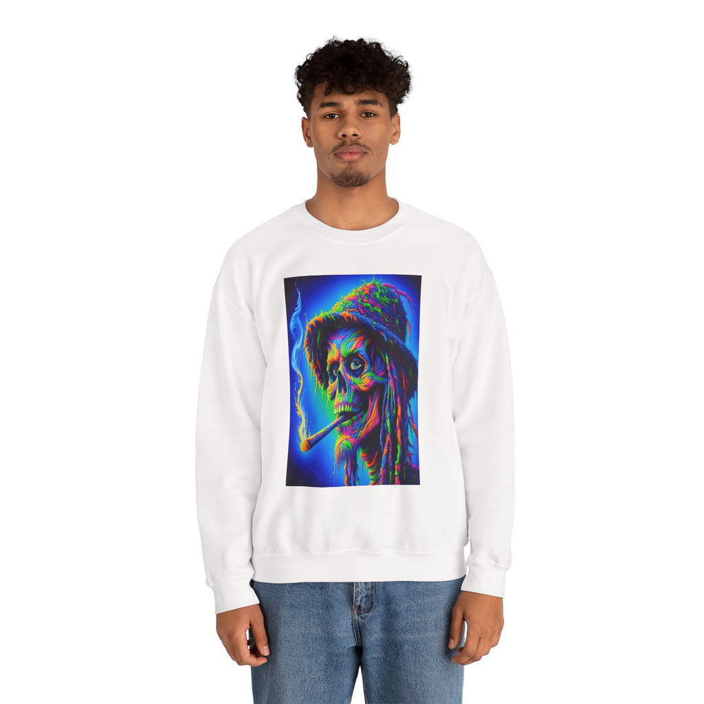Psychedelic Character Sweatshirt - Vintage Vibe Crewneck, Unisex Sweatshirt, Art Sweater, Gift for Him/Her, Festival Wear
